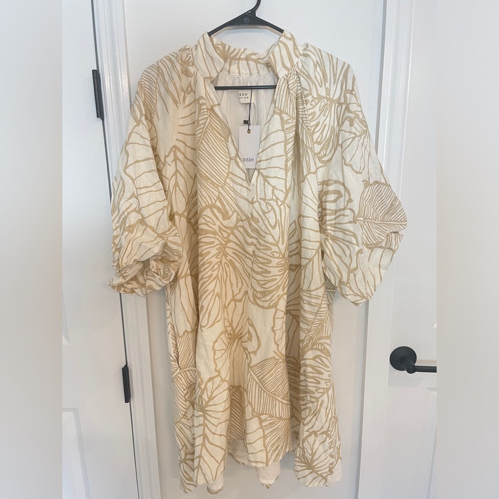 DISSH Linen Dress brand new with tag